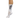 White crew socks on flexed foot
