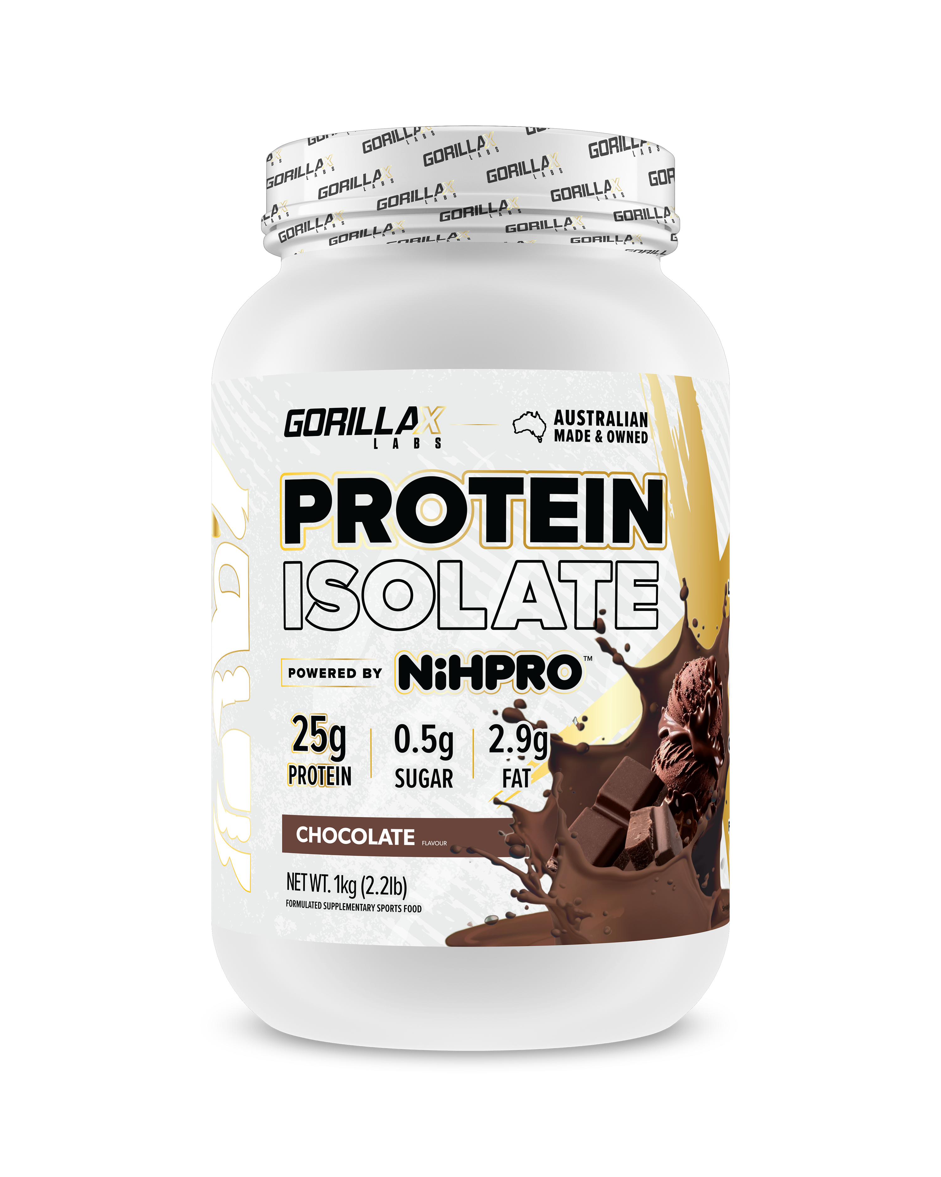 gxl glutathione NihPRO Protein Isolate 1kg – Gorilla X Labs claim|gluten_free Size:2 Bottles Glutathione IV Therapy &