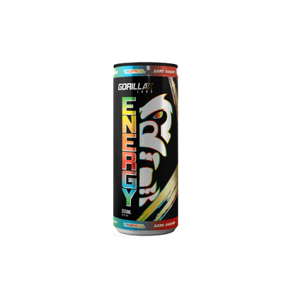 Gorilla Glue Energy drink can on a white background