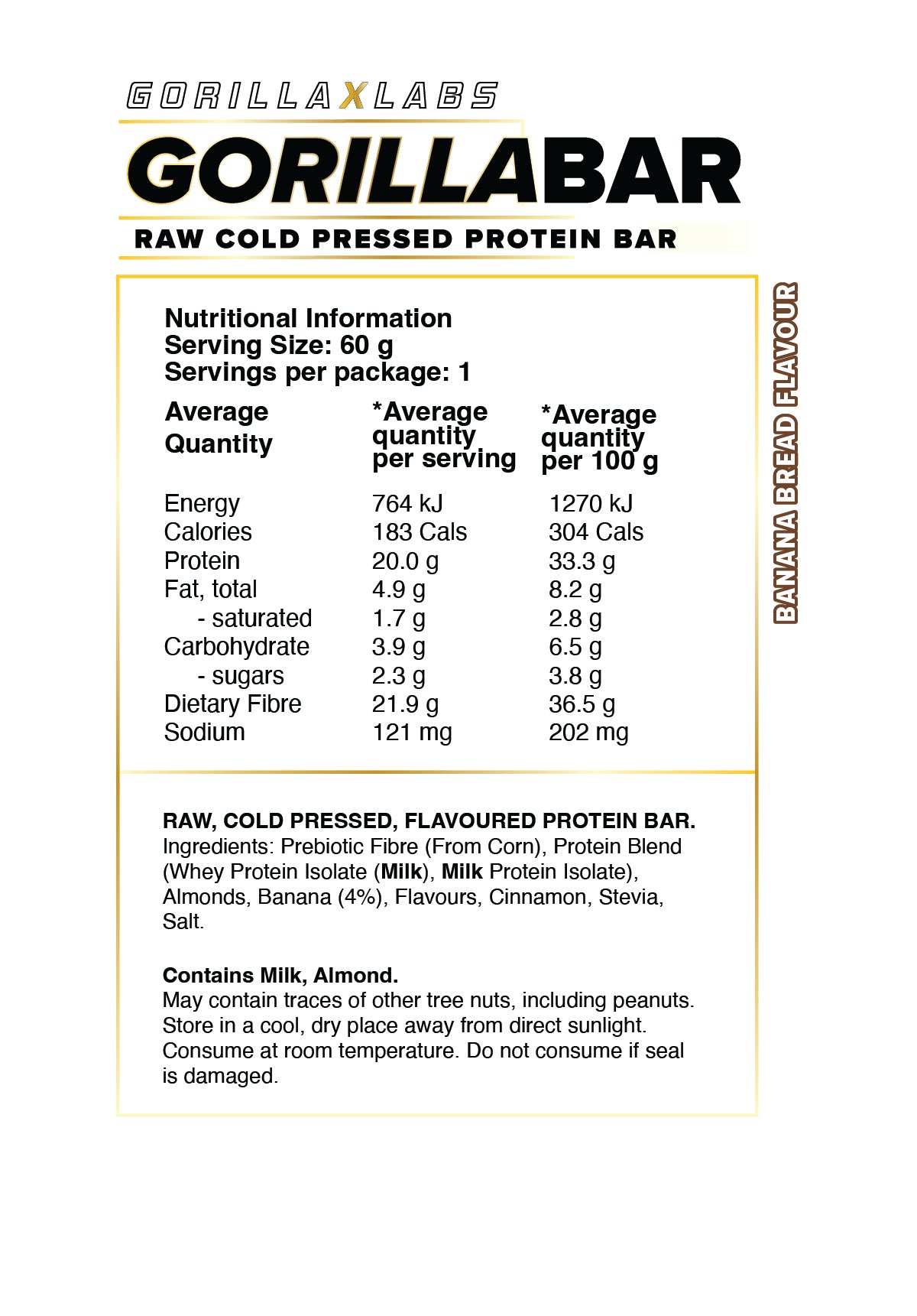 Gorilla Bar - 12 Bar Carton