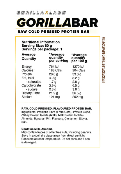 Gorilla Bar - 12 Bar Carton