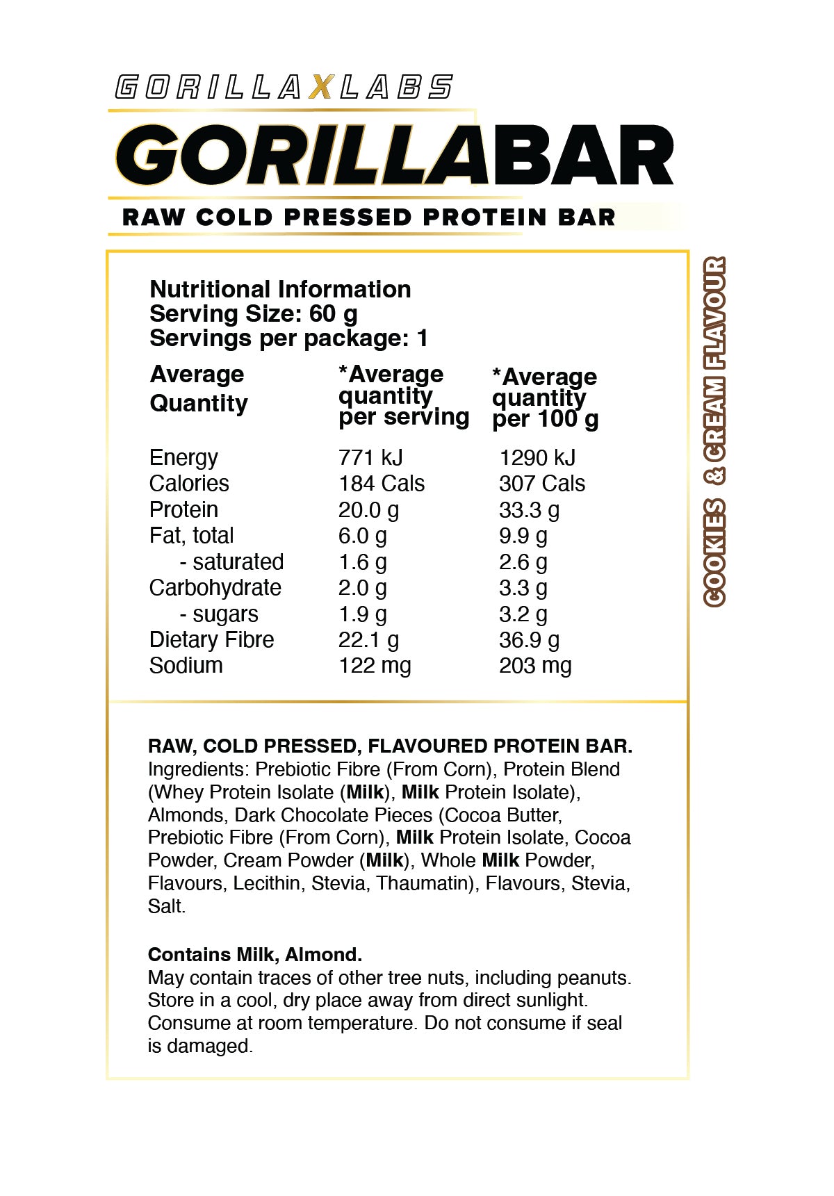 Gorilla Bar - 12 Bar Carton