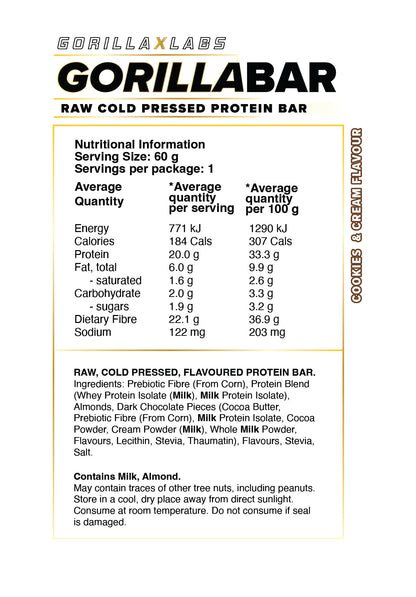Gorilla Bar - 12 Bar Carton