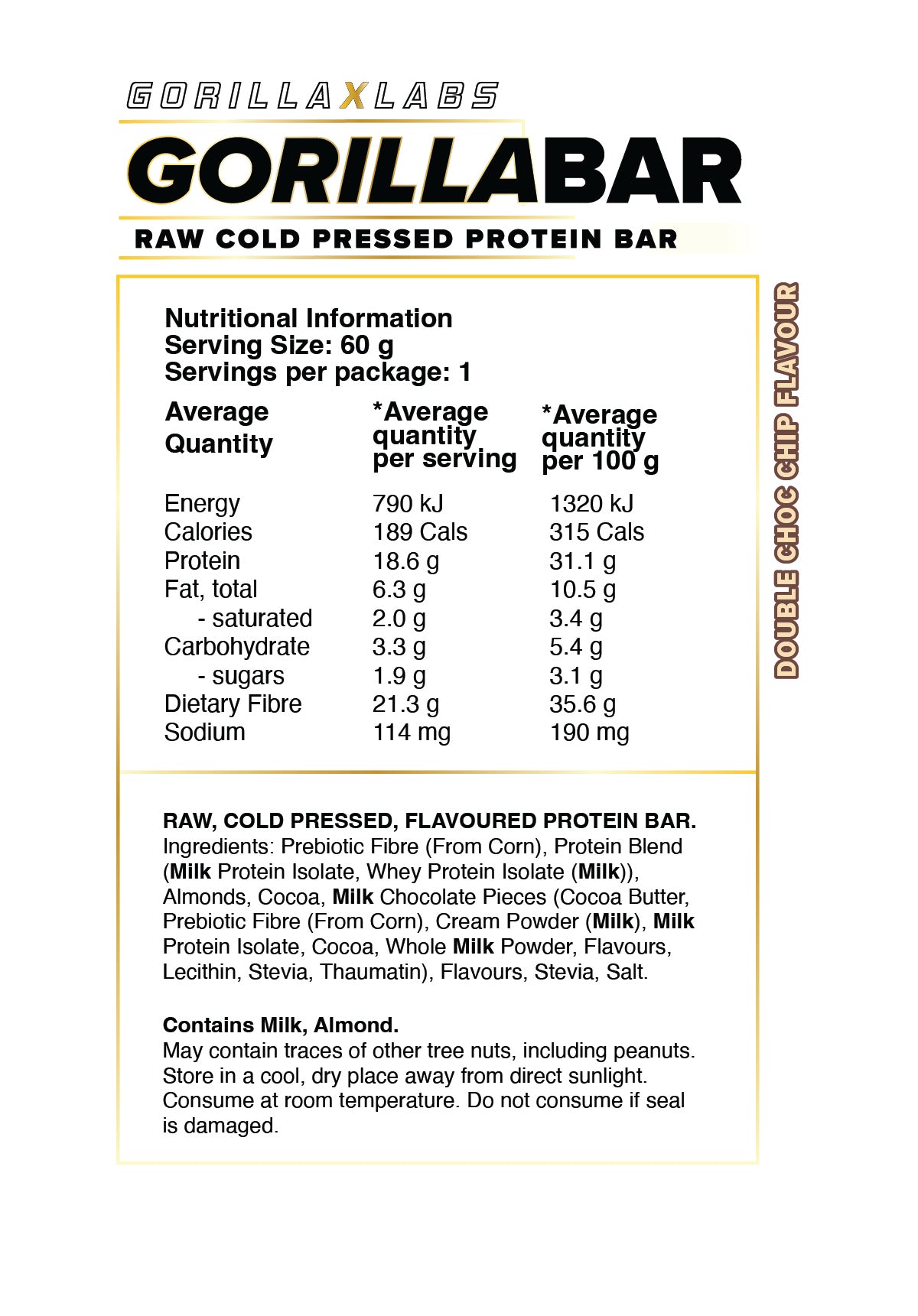 Gorilla Bar - 12 Bar Carton