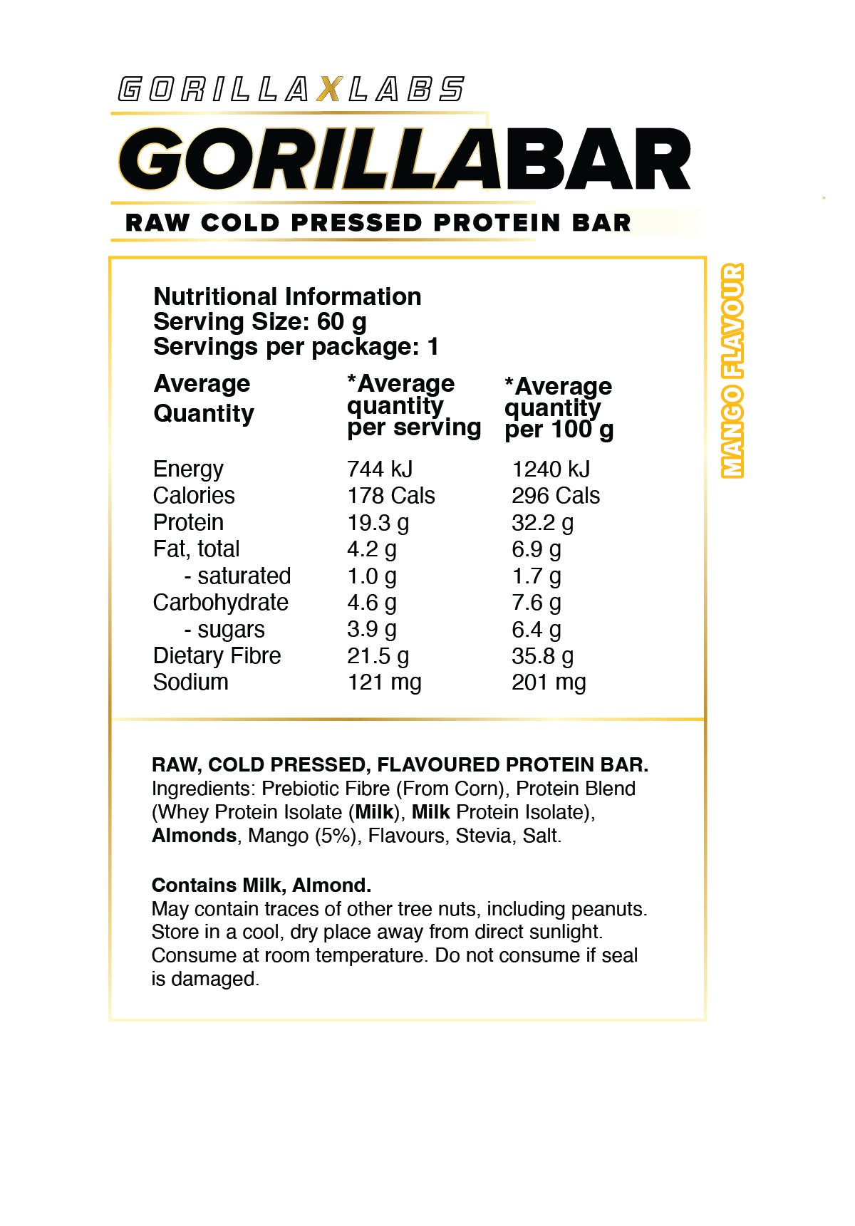 Gorilla Bar - 12 Bar Carton