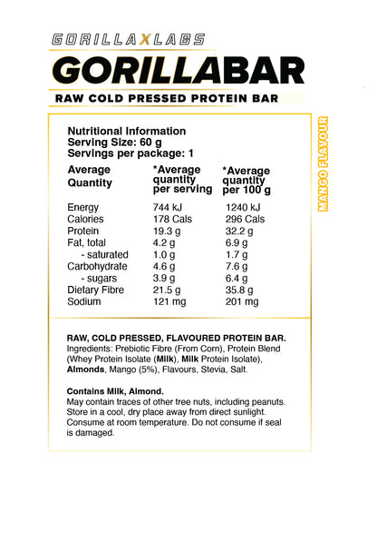 Gorilla Bar - 12 Bar Carton