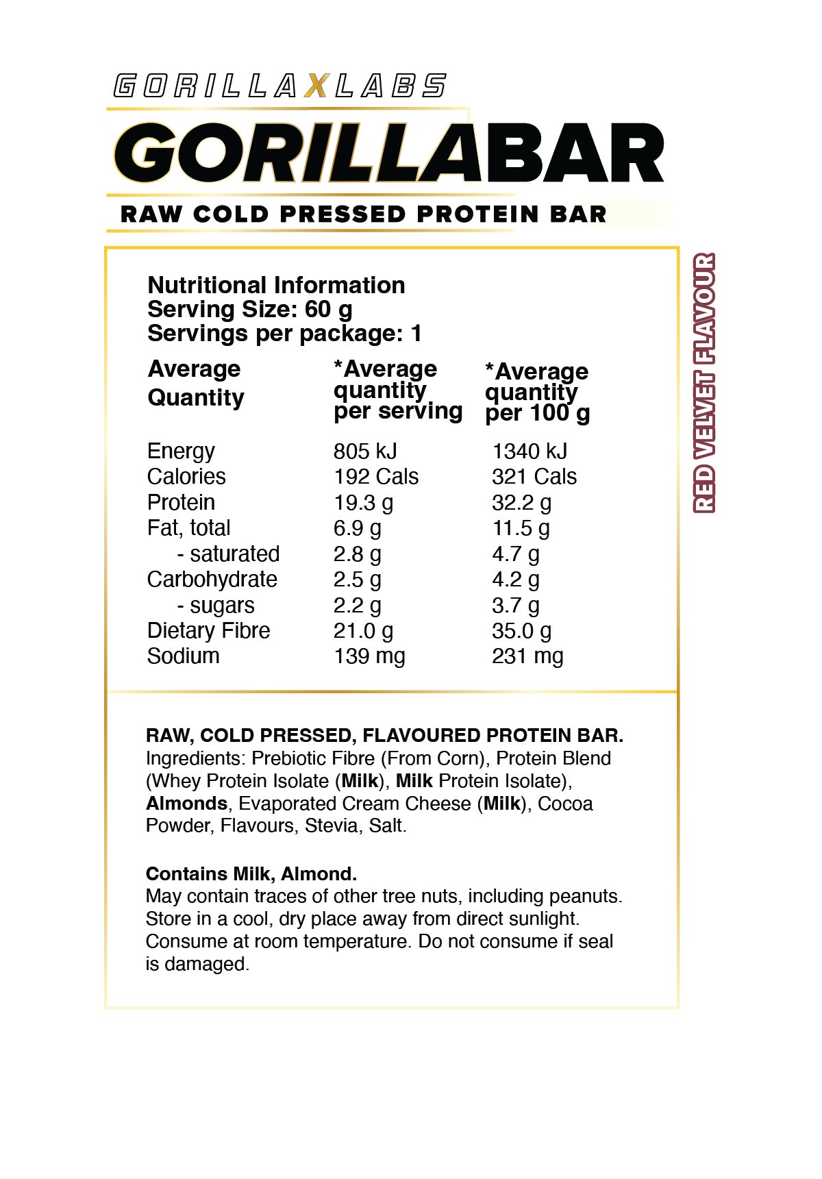 Gorilla Bar - 12 Bar Carton