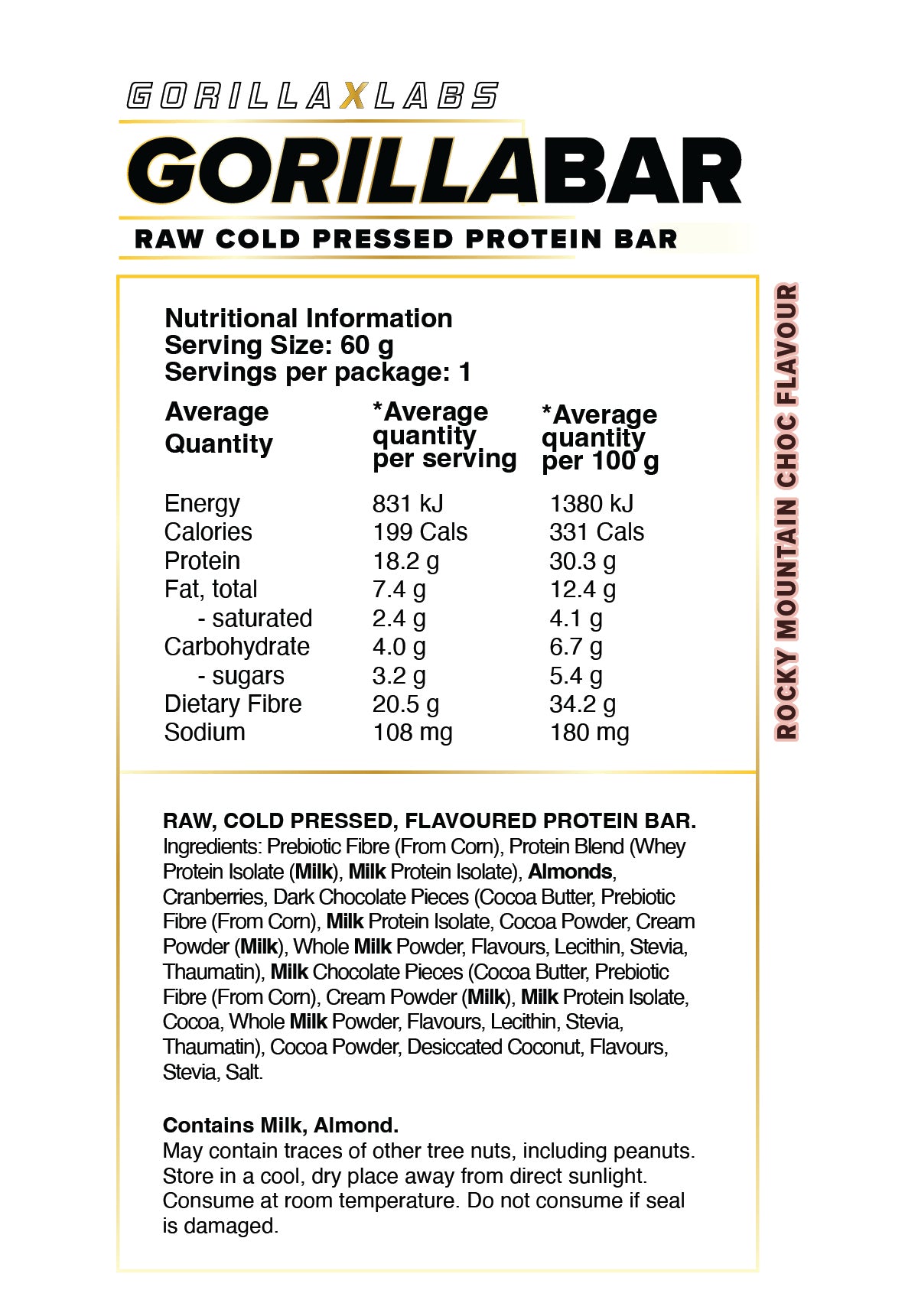 Gorilla Bar - 12 Bar Carton