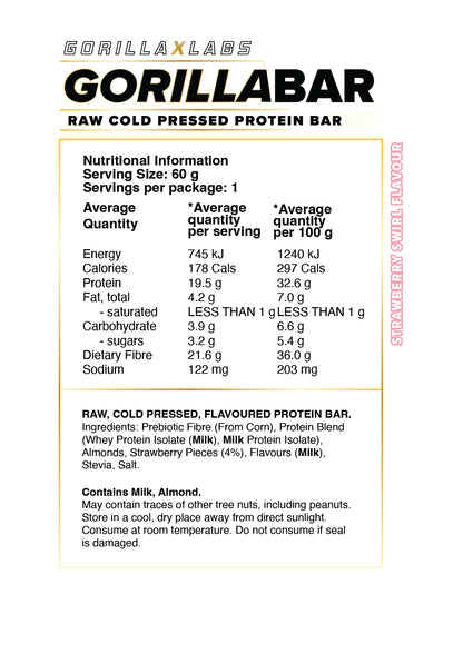 Gorilla Bar - 12 Bar Carton