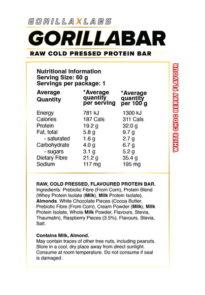 Gorilla Bar - 12 Bar Carton