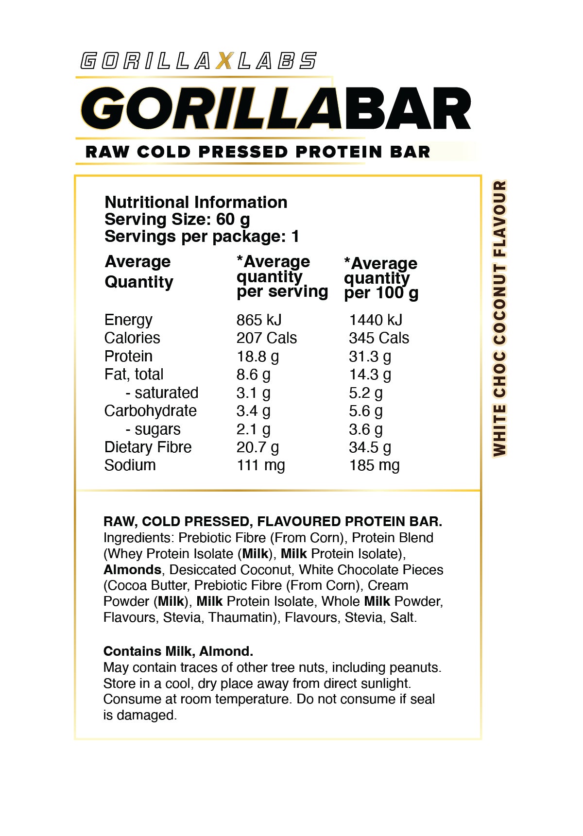 Gorilla Bar - 12 Bar Carton
