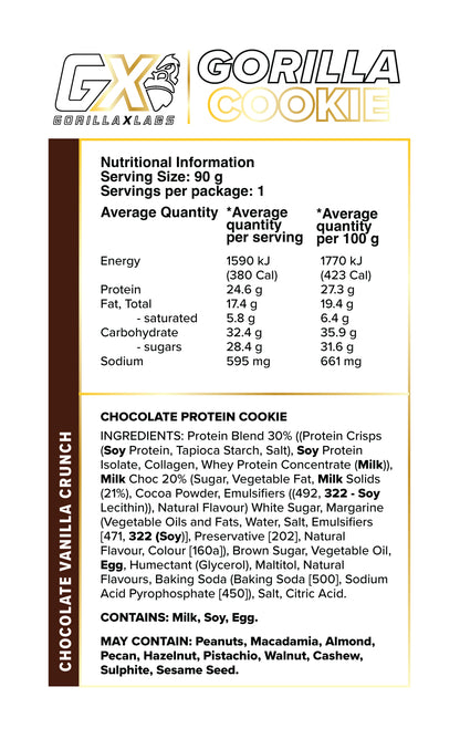 Protein Cookie - 12 Pack Carton