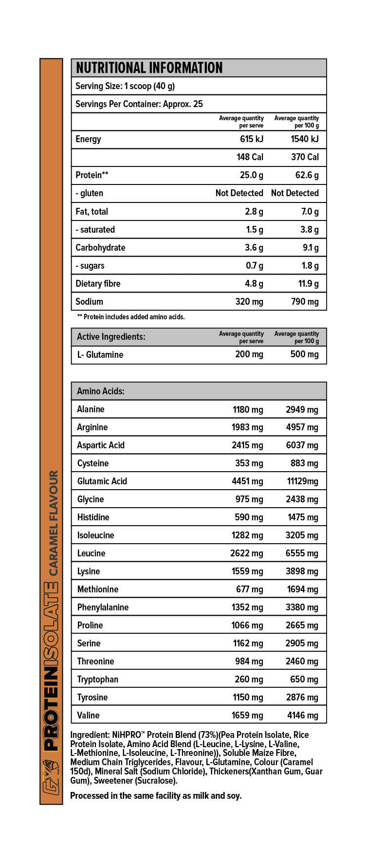 NiHPRO Protein Isolate 1kg