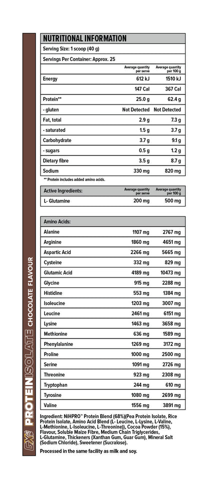 NiHPRO Protein Isolate 1kg