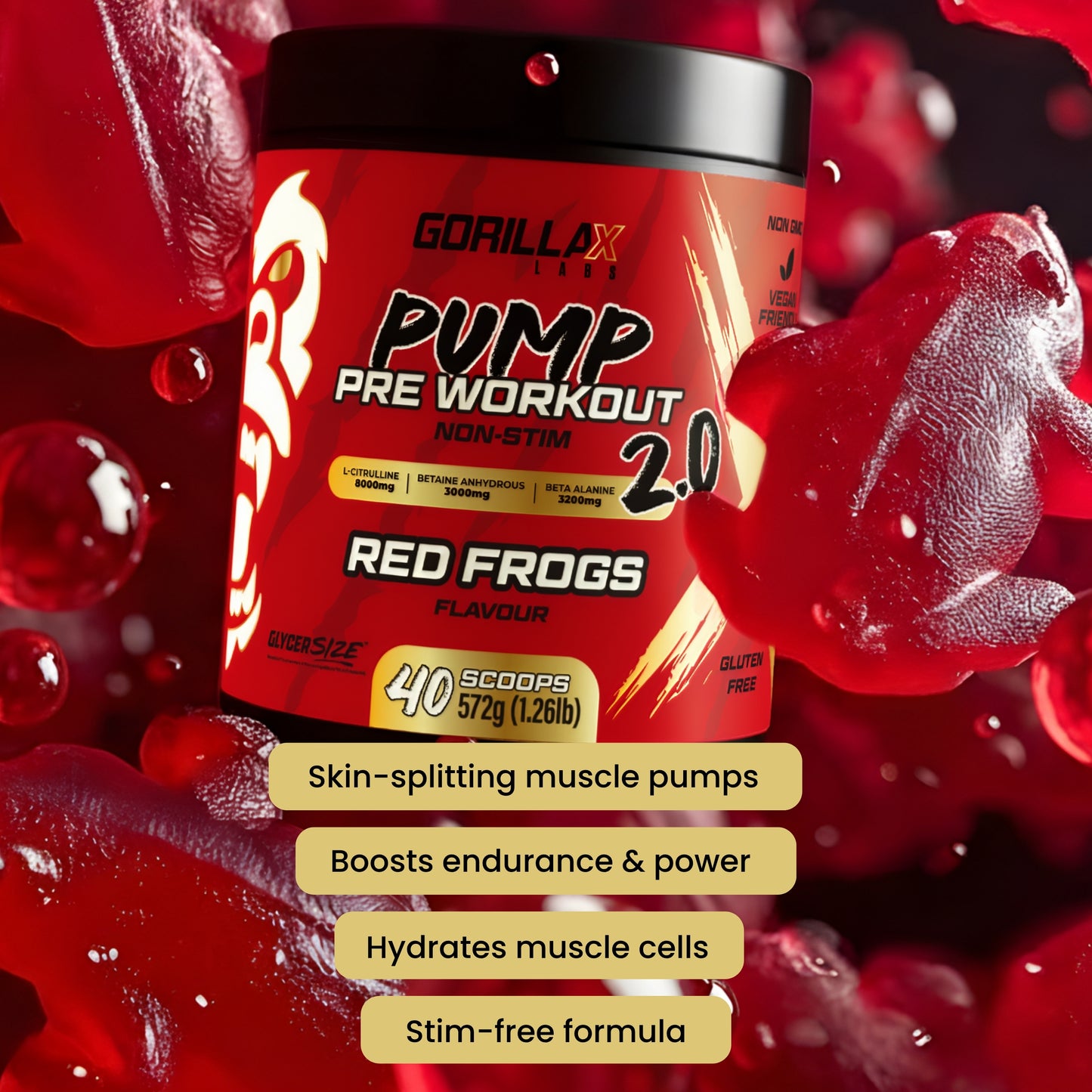 Gorilla X Labs PUMP 2.0 572g