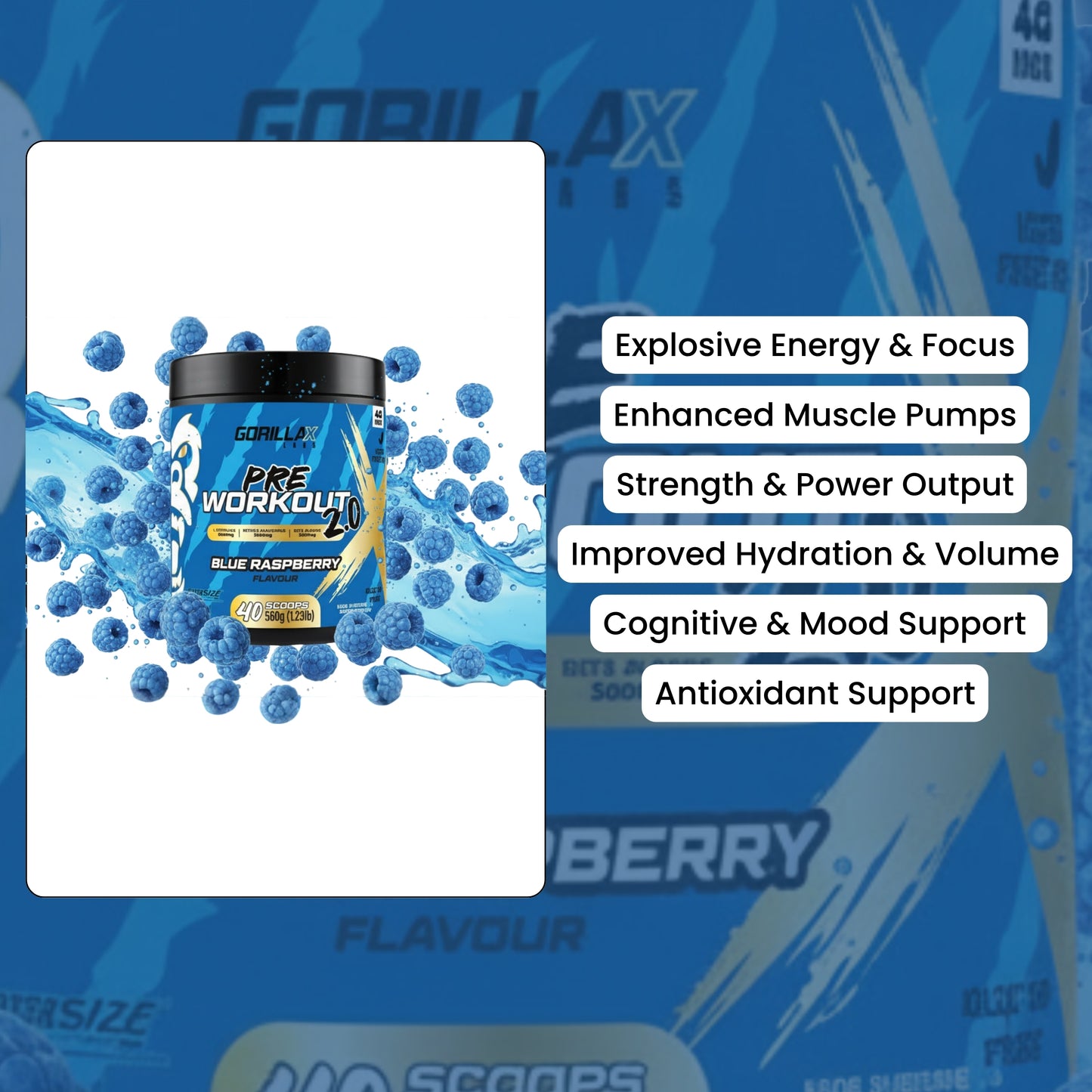 Gorilla X Labs Pre-Workout 2.0 560g